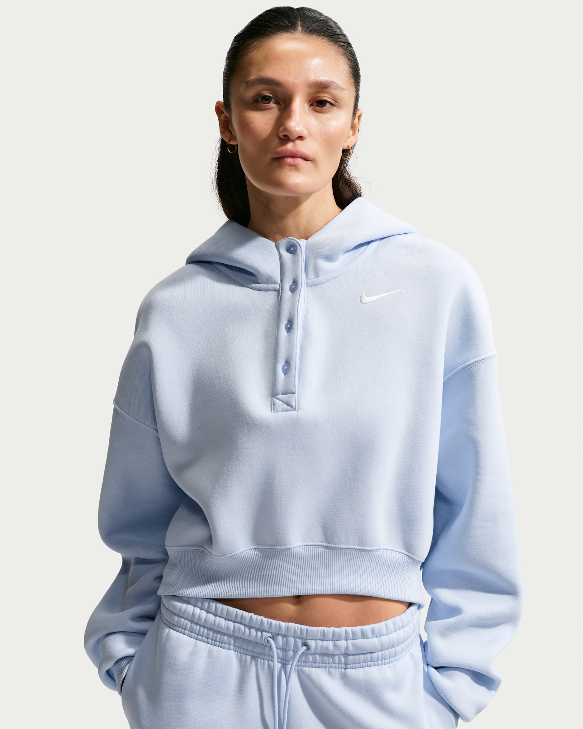 Nike Sportswear Phoenix Fleece Women's Oversized Cropped Henley